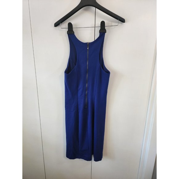 Armani Exchange Royal Blue Rayon Racerback Sheath Dress w/ Zipper | Size XXS - Picture 5 of 8